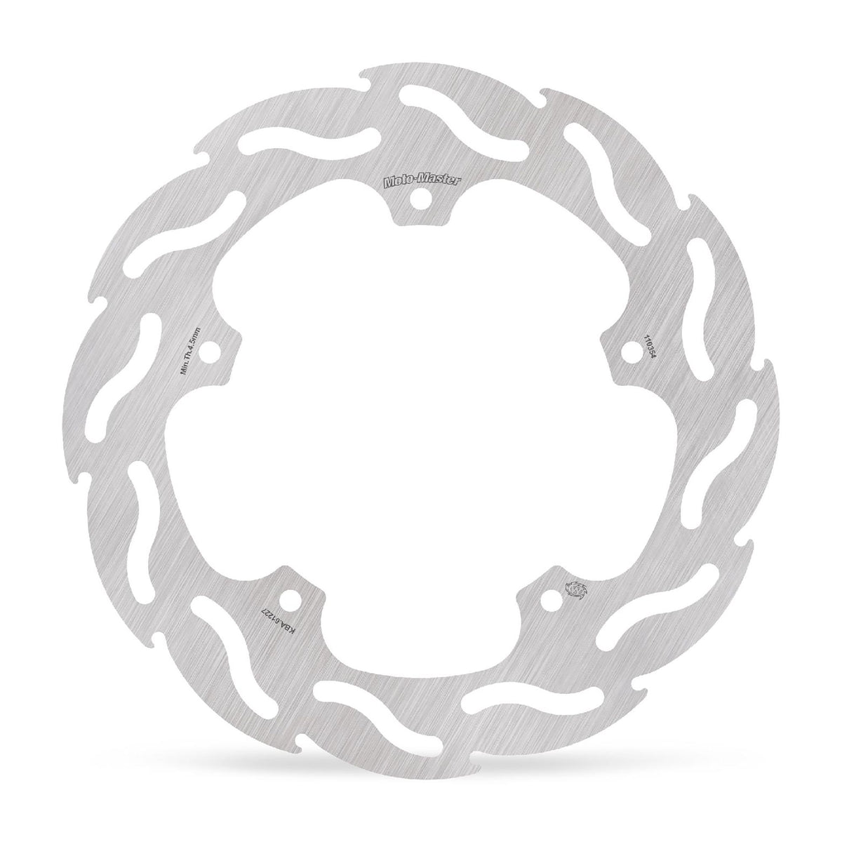 Moto-Master Bremsscheibe Flame hinten starr mit ABE Ø 220 mm | LK 136 mm