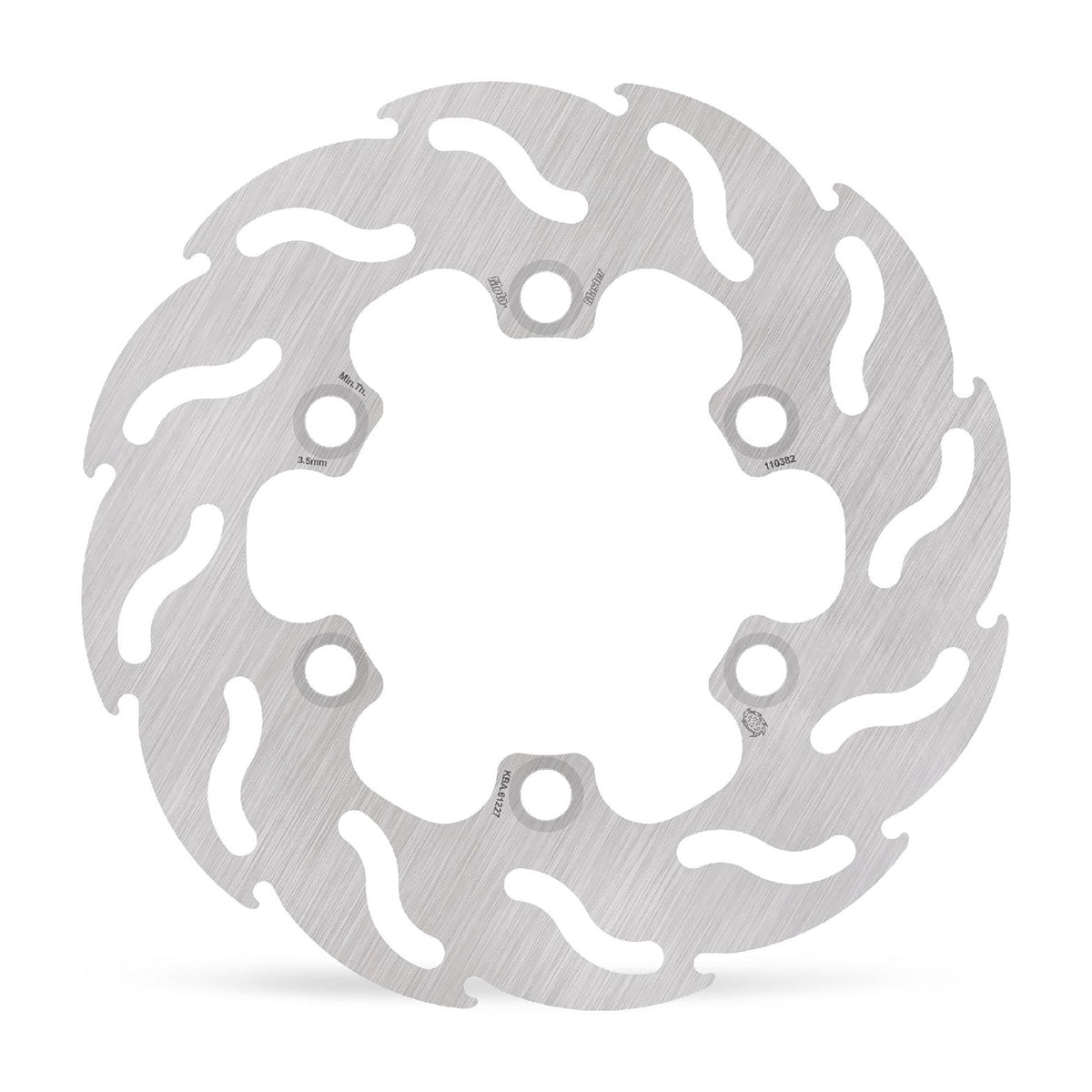 Moto-Master Bremsscheibe Flame hinten starr mit ABE Ø 190 mm | LK 100 mm (Art. m110382)
