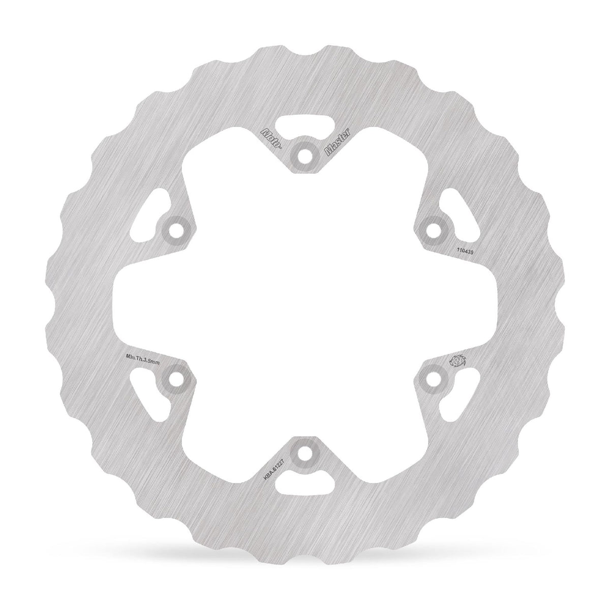 Moto-Master Bremsscheibe Nitro hinten starr Mud/Schlamm mit ABE Ø 220 mm | LK 125 mm (Art. m110439)
