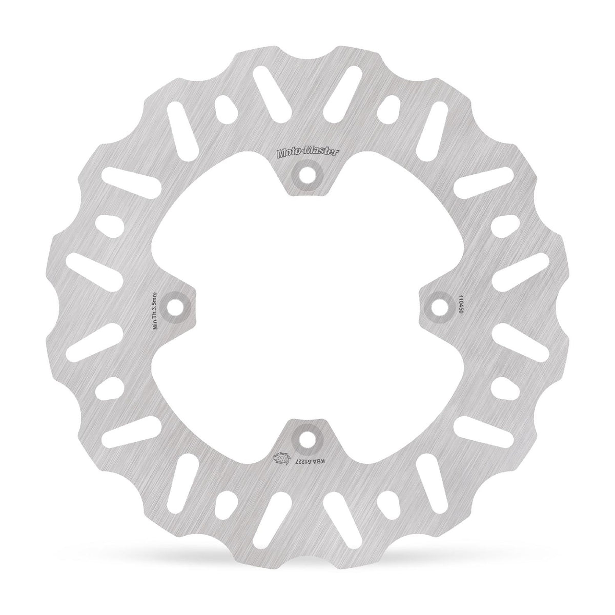 Moto-Master Bremsscheibe Nitro hinten starr mit ABE Ø 200 mm | LK 100 mm