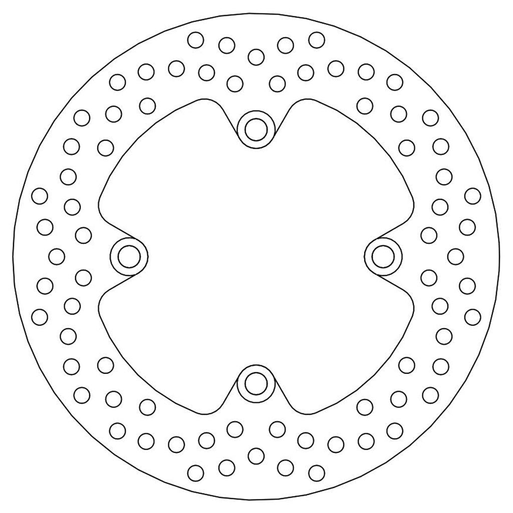 Moto-Master Bremsscheibe Halo hinten starr mit ABE Ø 230 mm | LK 120 mm