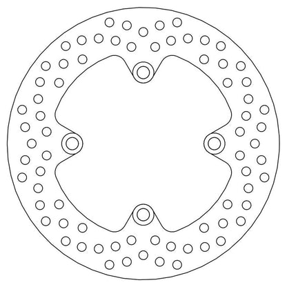 Moto-Master Bremsscheibe Halo hinten starr mit ABE Ø 230 mm | LK 120 mm