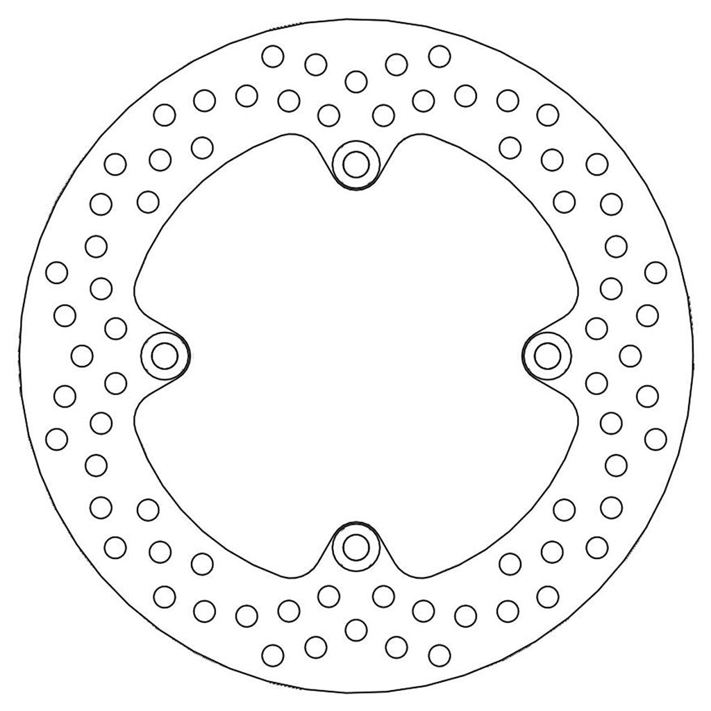 Moto-Master Bremsscheibe Halo hinten starr mit ABE Ø 220 mm | LK 125 mm (Art. m110455)