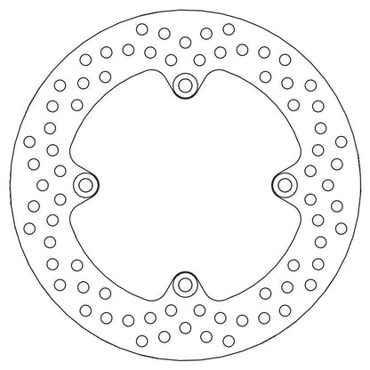 Moto-Master Bremsscheibe Halo hinten starr mit ABE Ø 220 mm | LK 125 mm (Art. m110455)