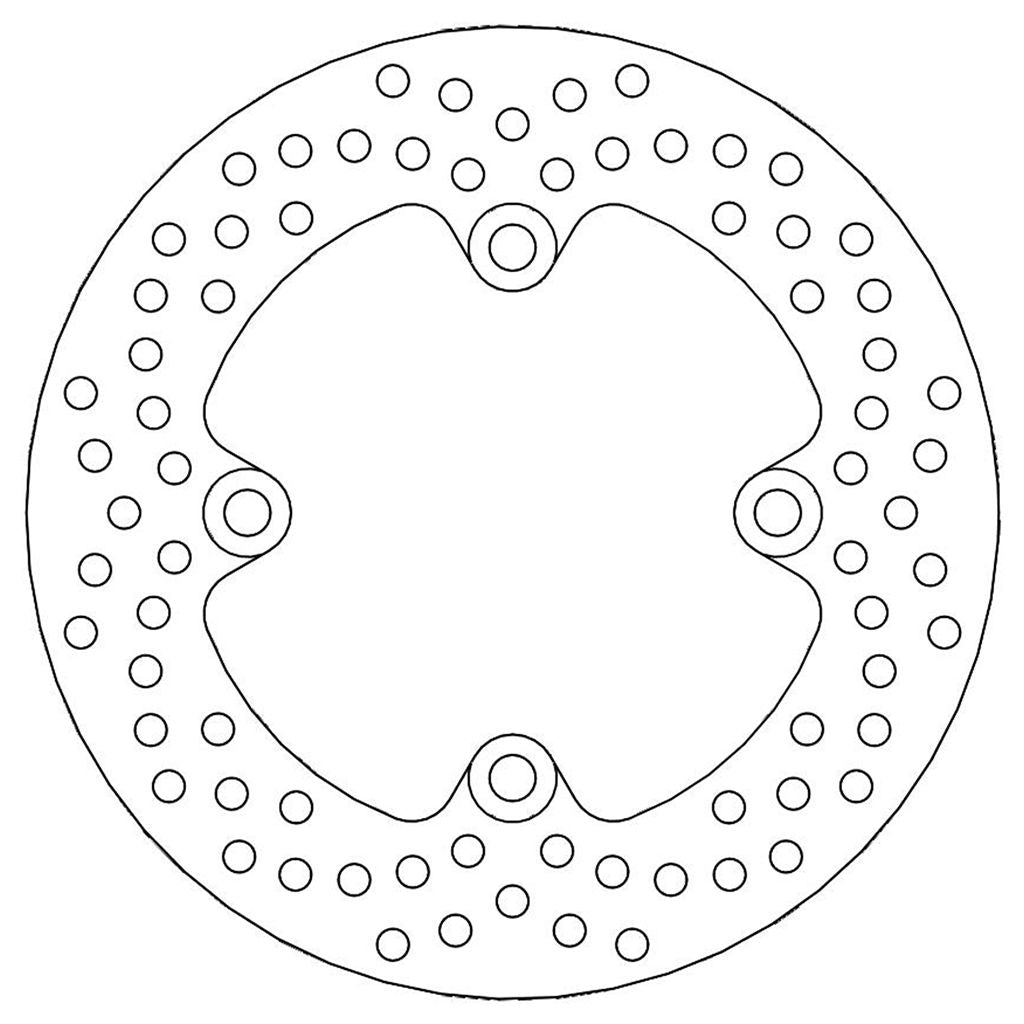 Moto-Master Bremsscheibe Halo hinten starr mit ABE Ø 220 mm | LK 120 mm (Art. m110456)