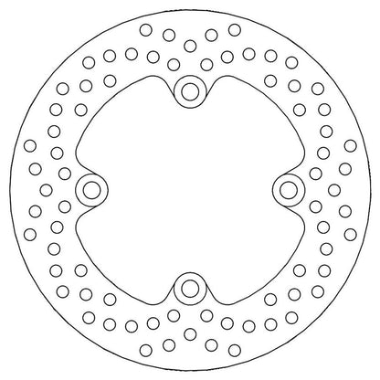 Moto-Master Bremsscheibe Halo hinten starr mit ABE Ø 220 mm | LK 120 mm (Art. m110456)