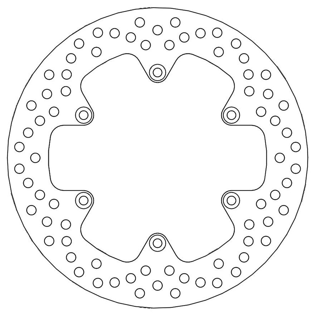Moto-Master Bremsscheibe Halo hinten starr mit ABE Ø 220 mm | LK 125 mm (Art. m110458)