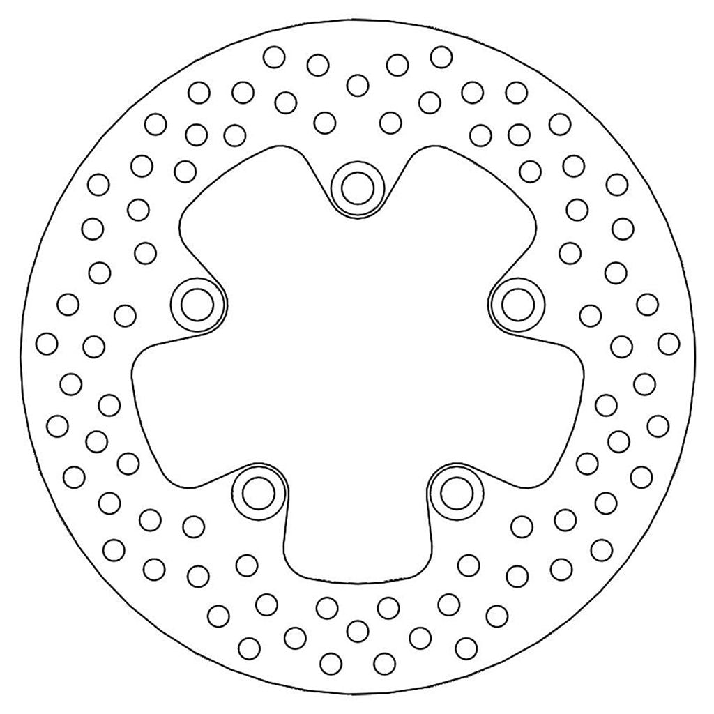 Moto-Master Bremsscheibe Halo hinten starr mit ABE Ø 220 mm | LK 110 mm