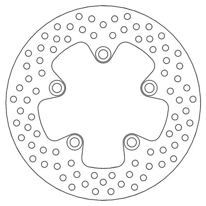 Moto-Master Bremsscheibe Halo hinten starr mit ABE Ø 220 mm | LK 110 mm