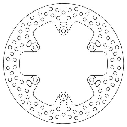 Moto-Master Bremsscheibe Halo hinten starr mit ABE Ø 245 mm | LK 133 mm (Art. m110460)