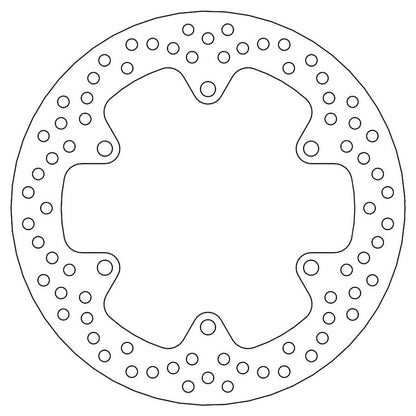 Moto-Master Bremsscheibe Halo hinten starr mit ABE Ø 220 mm | LK 133 mm
