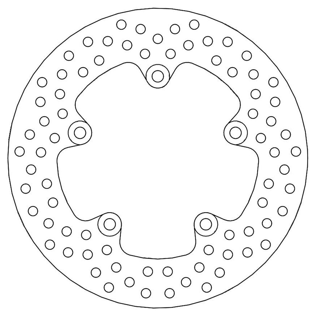 Moto-Master Bremsscheibe Halo hinten starr mit ABE Ø 220 mm | LK 120 mm (Art. m110462)