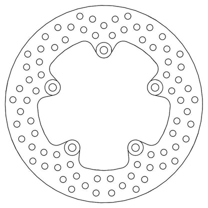 Moto-Master Bremsscheibe Halo hinten starr mit ABE Ø 220 mm | LK 120 mm (Art. m110462)