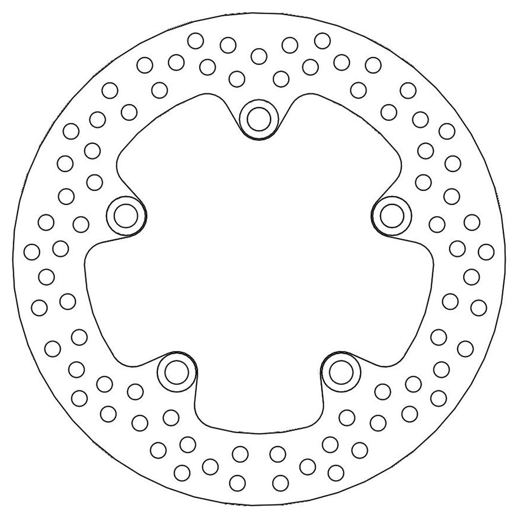 Moto-Master Bremsscheibe Halo hinten starr mit ABE Ø 220 mm | LK 125 mm (Art. m110463)