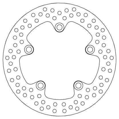 Moto-Master Bremsscheibe Halo hinten starr mit ABE Ø 220 mm | LK 125 mm (Art. m110463)