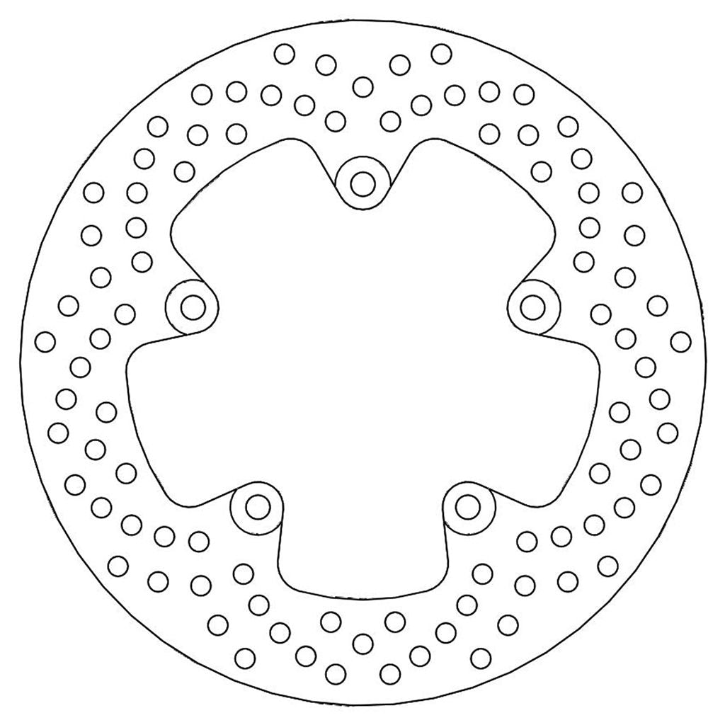 Moto-Master Bremsscheibe Halo hinten starr mit ABE Ø 240 mm | LK 125 mm (Art. m110464)