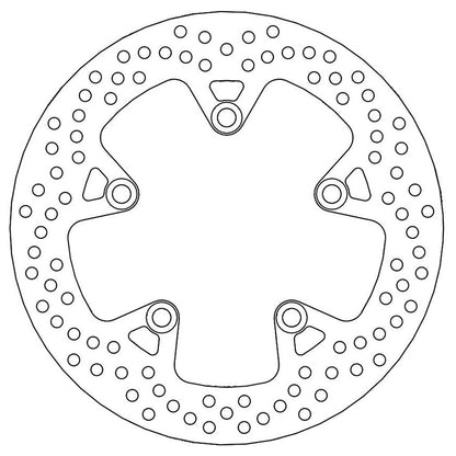 Moto-Master Bremsscheibe Halo hinten starr mit ABE Ø 245 mm | LK 125 mm (Art. m110465)