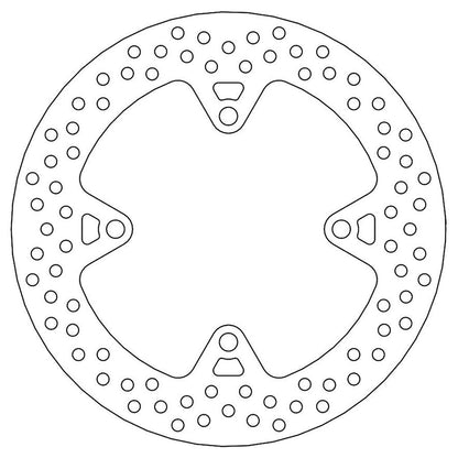 Moto-Master Bremsscheibe Halo hinten starr mit ABE Ø 250 mm | LK 130 mm (Art. m110468)