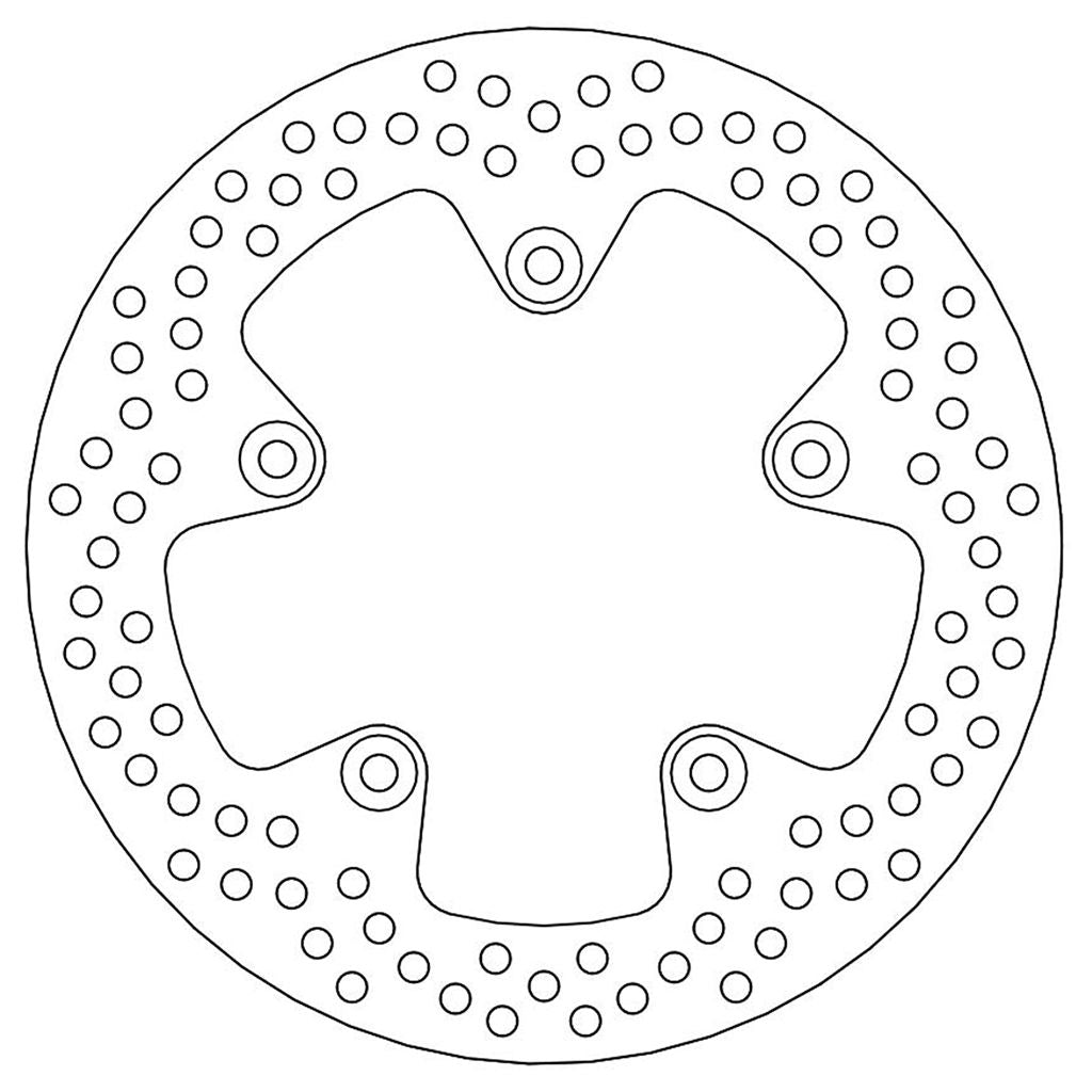 Moto-Master Bremsscheibe Halo hinten starr mit ABE Ø 240 mm | LK 130 mm