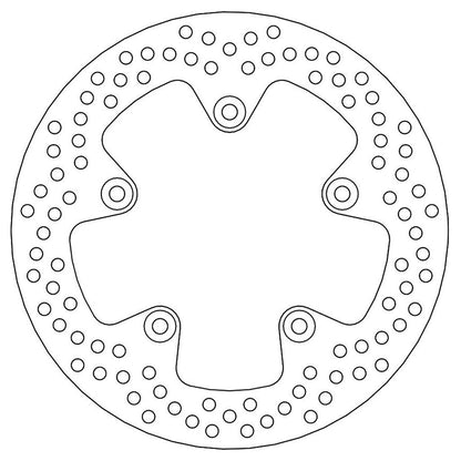 Moto-Master Bremsscheibe Halo hinten starr mit ABE Ø 240 mm | LK 130 mm