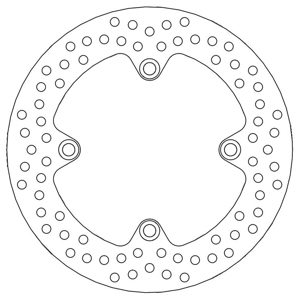 Moto-Master Bremsscheibe Halo hinten starr mit ABE Ø 240 mm | LK 136 mm (Art. m110474)