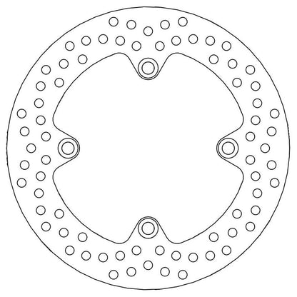 Moto-Master Bremsscheibe Halo hinten starr mit ABE Ø 240 mm | LK 136 mm (Art. m110474)