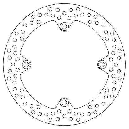 Moto-Master Bremsscheibe Halo hinten starr mit ABE Ø 260 mm | LK 162 mm