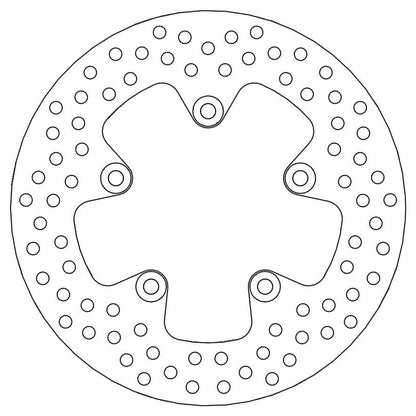 Moto-Master Bremsscheibe Halo hinten starr mit ABE Ø 220 mm | LK 108 mm