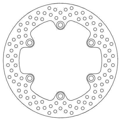 Moto-Master Bremsscheibe Halo hinten starr mit ABE Ø 260 mm | LK 161 mm