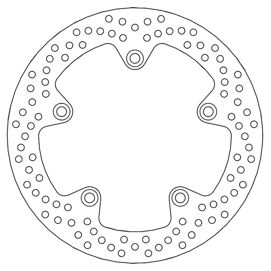 Moto-Master Bremsscheibe Halo hinten starr mit ABE Ø 265 mm | LK 160 mm