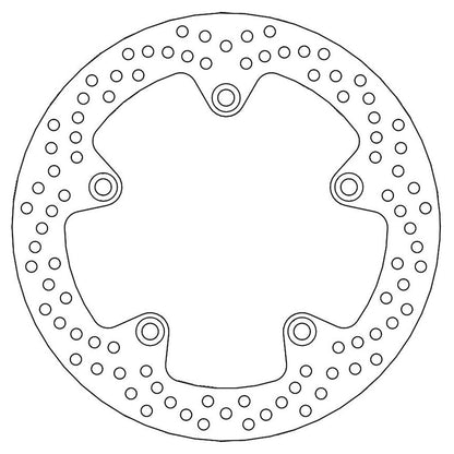 Moto-Master Bremsscheibe Halo hinten starr mit ABE Ø 265 mm | LK 160 mm