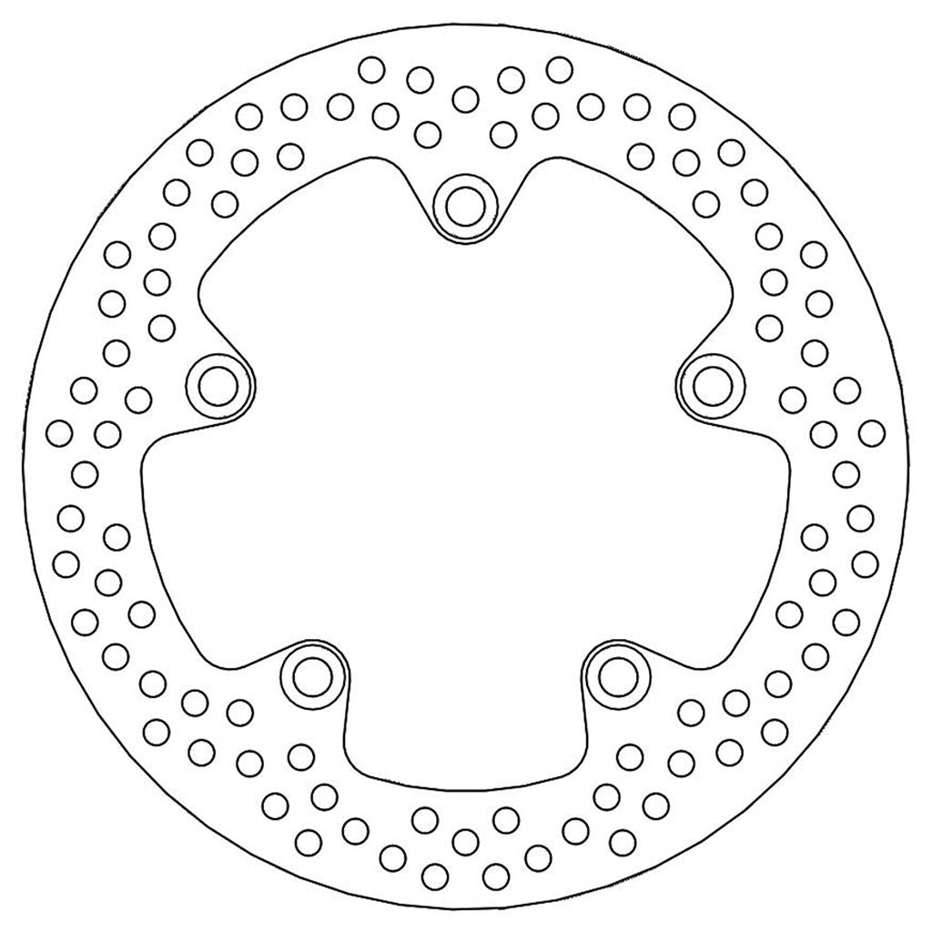 Moto-Master Bremsscheibe Halo hinten starr mit ABE Ø 240 mm | LK 141 mm (Art. m110483)