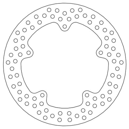 Moto-Master Bremsscheibe Halo hinten starr mit ABE Ø 220 mm | LK 136 mm
