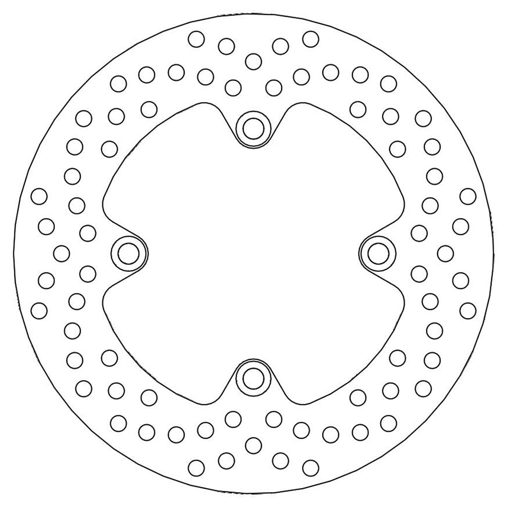 Moto-Master Bremsscheibe Halo hinten starr mit ABE Ø 240 mm | LK 125 mm (Art. m110489)
