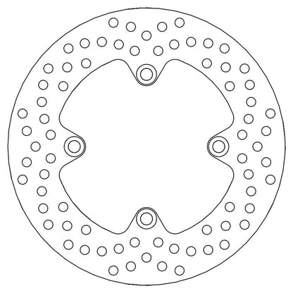 Moto-Master Bremsscheibe Halo hinten starr mit ABE Ø 240 mm | LK 125 mm (Art. m110489)