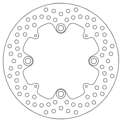 Moto-Master Bremsscheibe Halo hinten starr mit ABE Ø 220 mm | LK 125 mm (Art. m110491)
