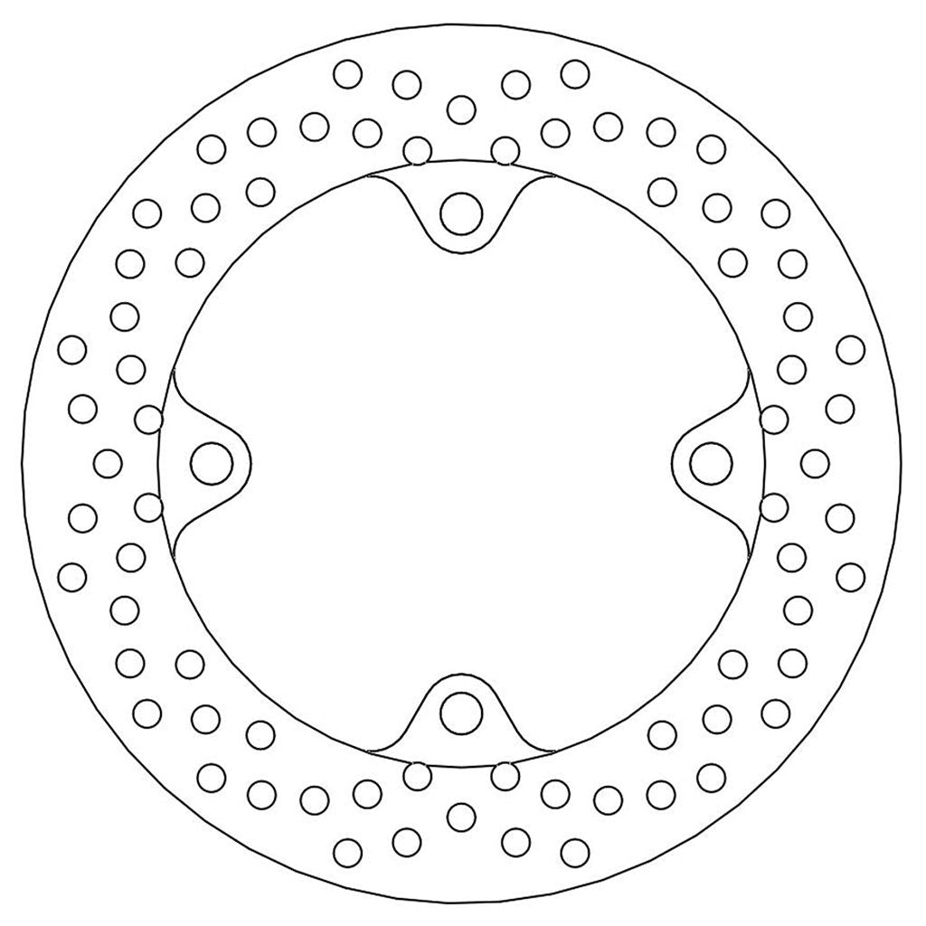 Moto-Master Bremsscheibe Halo hinten starr mit ABE Ø 220 mm | LK 125 mm (Art. m110493)
