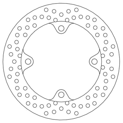Moto-Master Bremsscheibe Halo hinten starr mit ABE Ø 220 mm | LK 125 mm (Art. m110493)