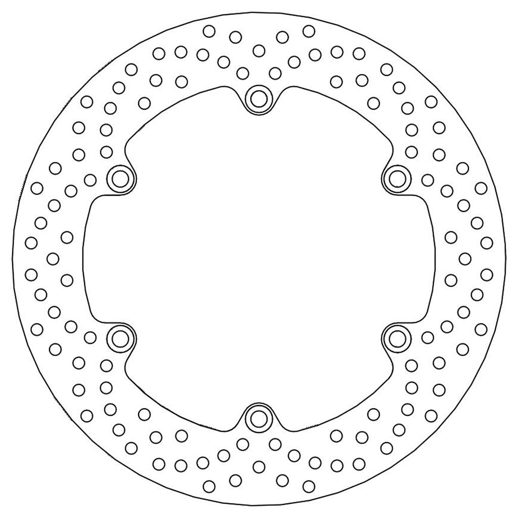 Moto-Master Bremsscheibe Halo hinten starr mit ABE Ø 316 mm | LK 205 mm