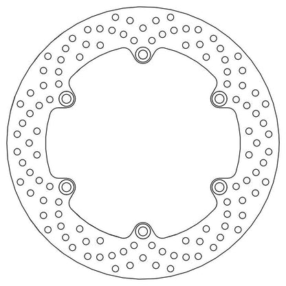 Moto-Master Bremsscheibe Halo hinten starr mit ABE Ø 316 mm | LK 205 mm