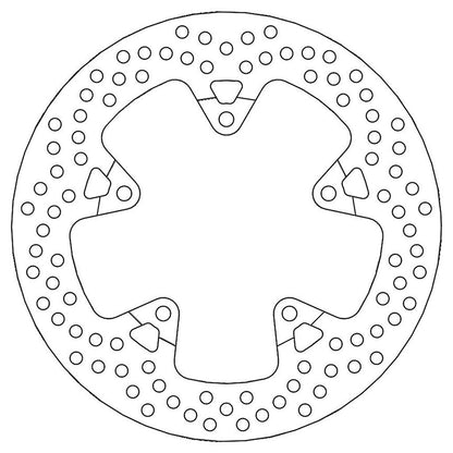 Moto-Master Bremsscheibe Halo hinten starr mit ABE Ø 240 mm | LK 120 mm