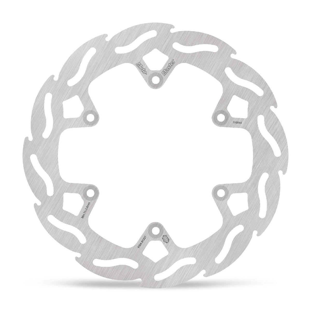 Moto-Master Bremsscheibe Flame hinten starr Factory 4,4mm mit ABE Ø 220 mm | LK 125 mm (Art. m110514)