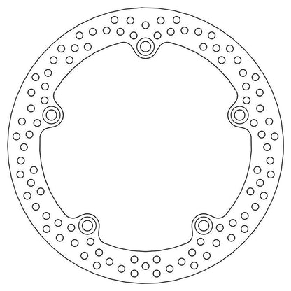 Moto-Master Bremsscheibe Halo hinten starr mit ABE Ø 276 mm | LK 198 mm