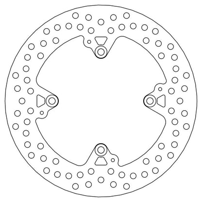 Moto-Master Bremsscheibe Halo hinten starr mit ABE Ø 245 mm | LK 125 mm (Art. m110524)
