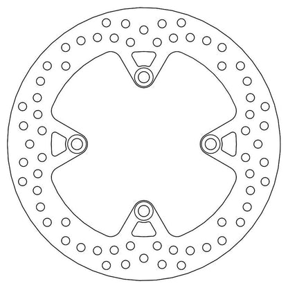 Moto-Master Bremsscheibe Halo hinten starr mit ABE Ø 255 mm | LK 125 mm (Art. m110525)