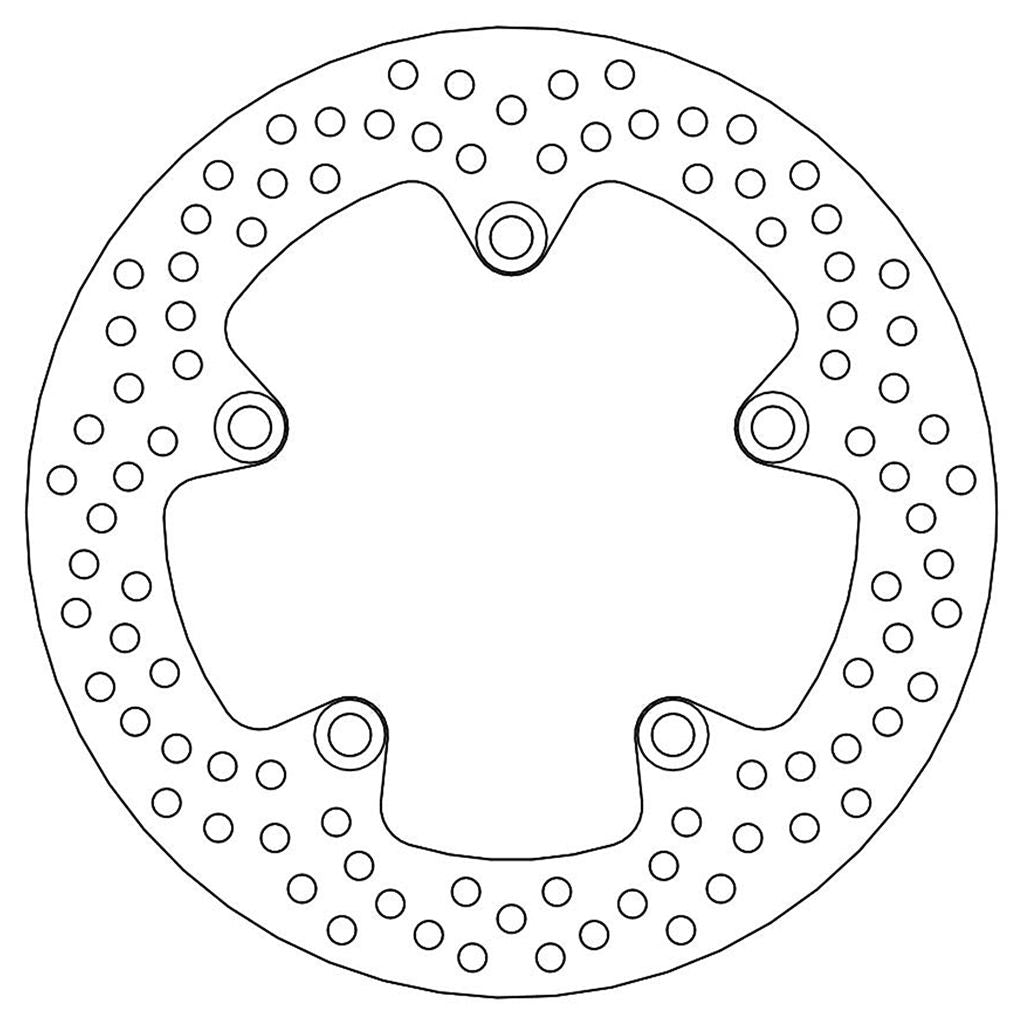 Moto-Master Bremsscheibe Halo hinten starr mit ABE Ø 240 mm | LK 136 mm (Art. m110529)
