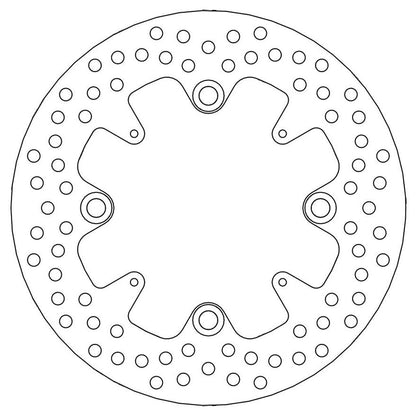 Moto-Master Bremsscheibe Halo hinten starr mit ABE Ø 220 mm | LK 125 mm (Art. m110545)
