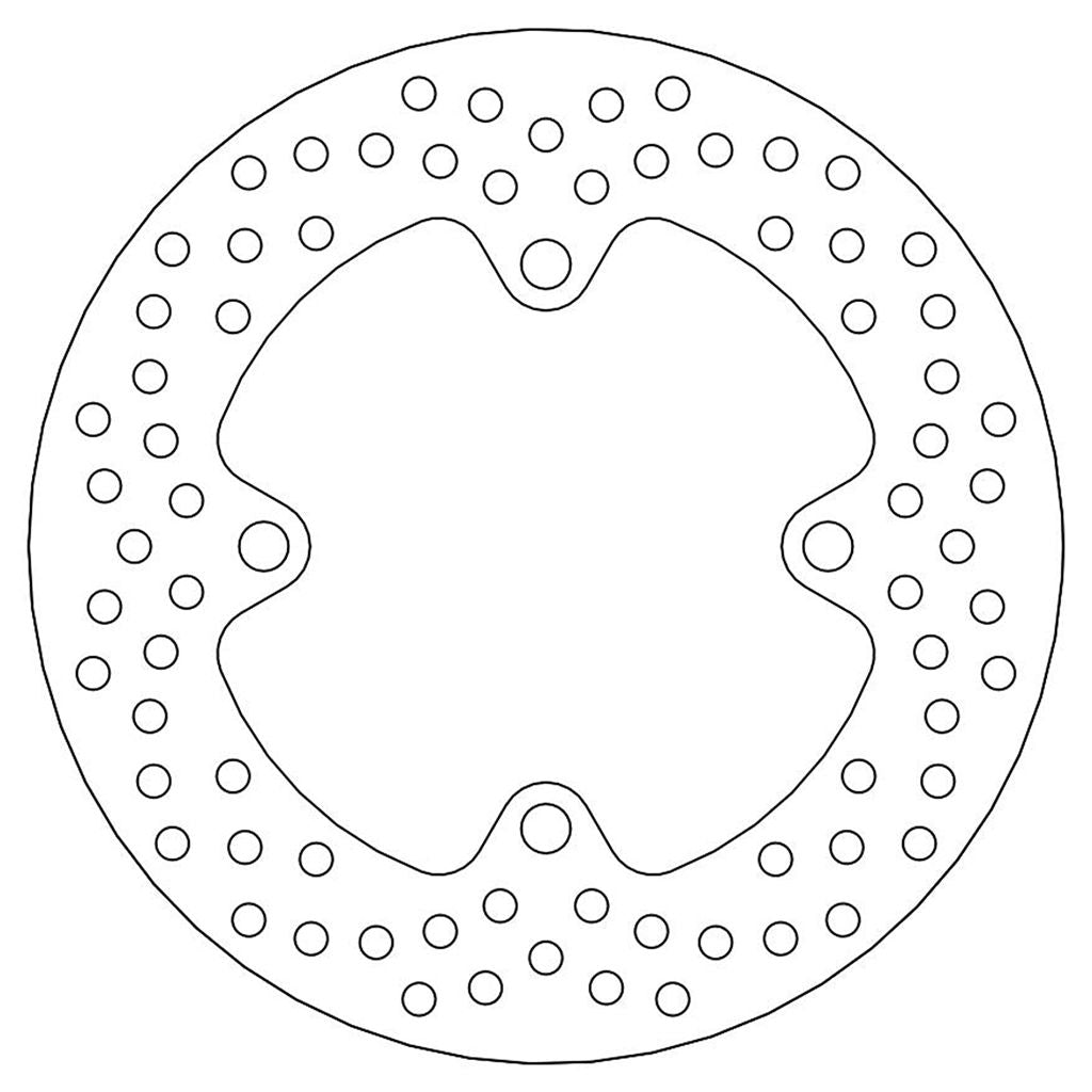 Moto-Master Bremsscheibe Halo hinten starr mit ABE Ø 220 mm | LK 120 mm (Art. m110549)