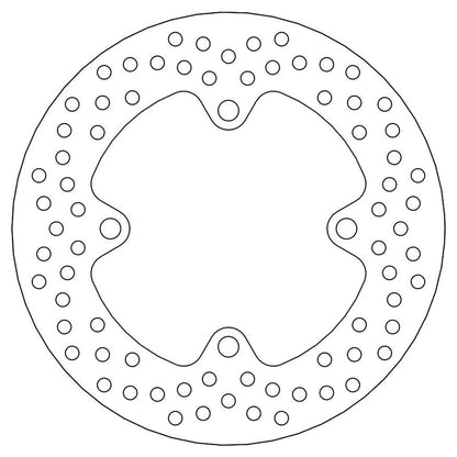 Moto-Master Bremsscheibe Halo hinten starr mit ABE Ø 220 mm | LK 120 mm (Art. m110549)