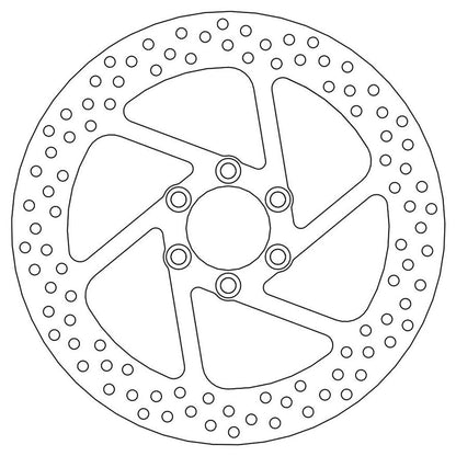 Moto-Master Bremsscheibe Halo vorn starr mit ABE Ø 295 mm | LK 78 mm | 6 Loch | 5,0 mm stark